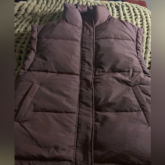 Rust Red Puffer Jacket - Picture 2 of 7